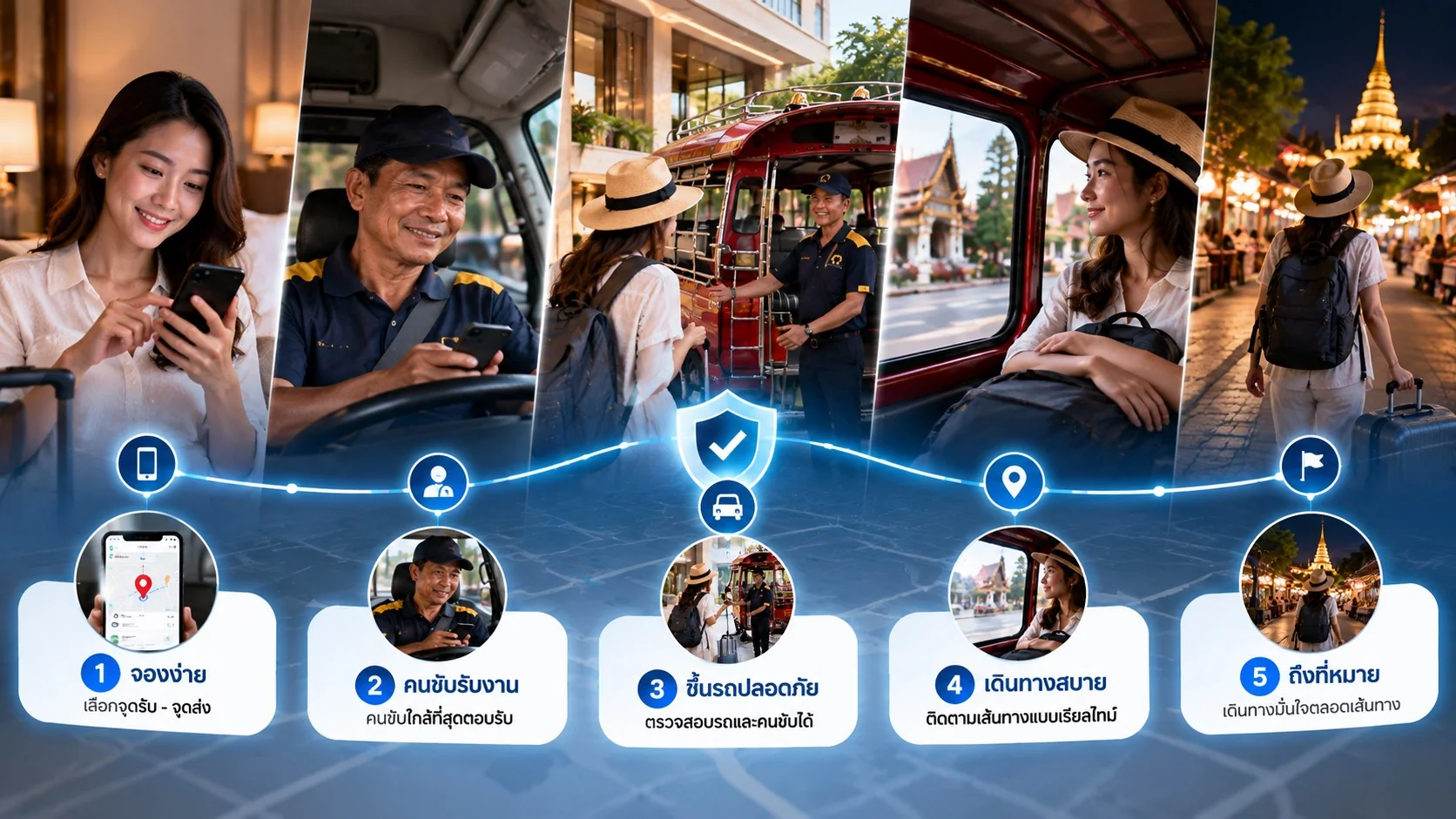 ขั้นตอนการเดินทางอย่างปลอดภัยผ่าน Voyiro